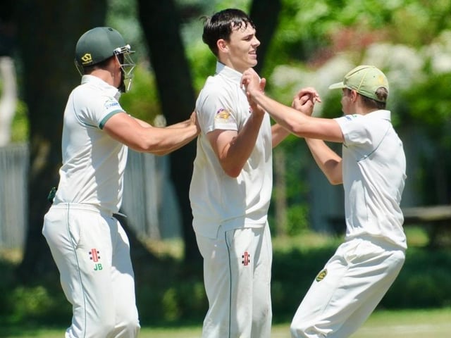Action from Chippingdale v Broadwater CC in Division 4 West of the Sussex Cricket League