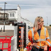 Sally-Ann Hart, MP for Hastings and Rye, met engineers working in Hastings to learn about the new infrastructure being built to deliver Full Fibre broadband to the town.