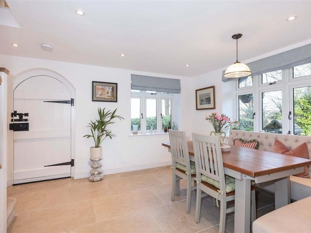 The formal dining room