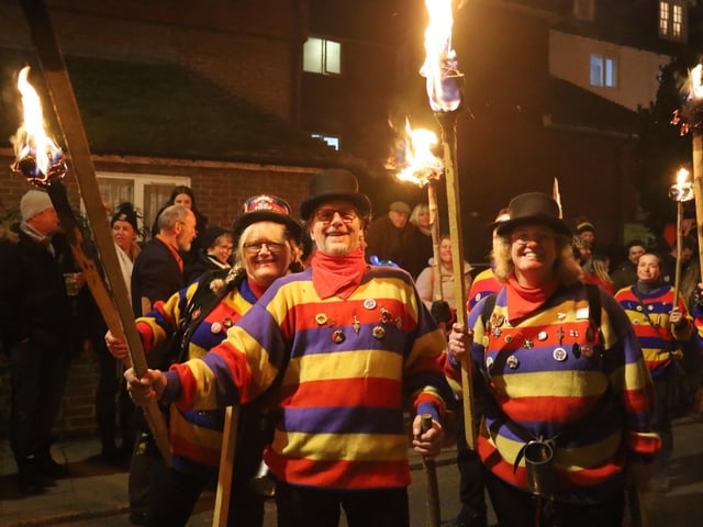 Rye Bonfire 2024. Photo by Andrew Clifton