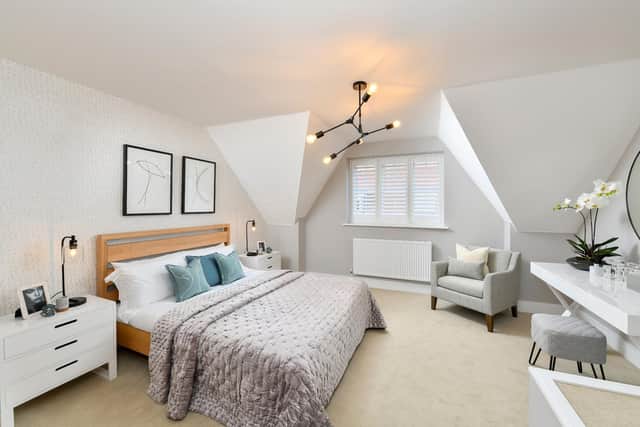 A bedroom at Crown Place, Bersted Park