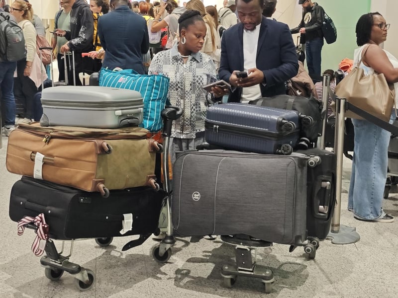 Passengers have described being left stranded, without luggage and facing hours-long delays after a technical issue with the UK's air traffic control system caused widespread disruption at Gatwick.