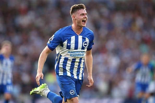 Evan Ferguson of Brighton & Hove Albion has impressed in the Premier League