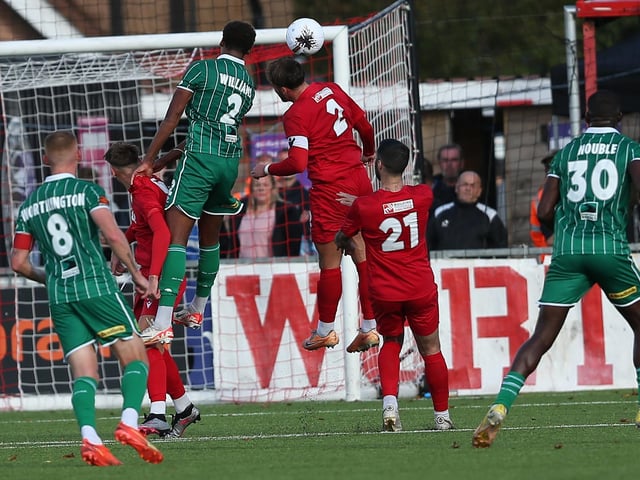 Worthing v Yeovil Town at Woodside Road
