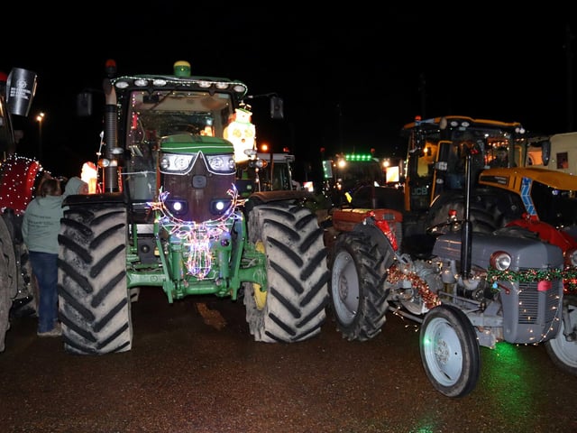 The Christmas Tractor Run 2024 leaving Hastings Old Town on December 21. Photo by Kevin Boorman.