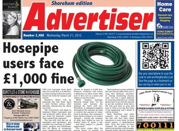 Shoreham Advertiser March 2012