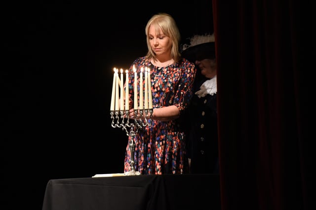 Hastings Holocaust Memorial Day at the White Rock Theatre on January 28 2023.