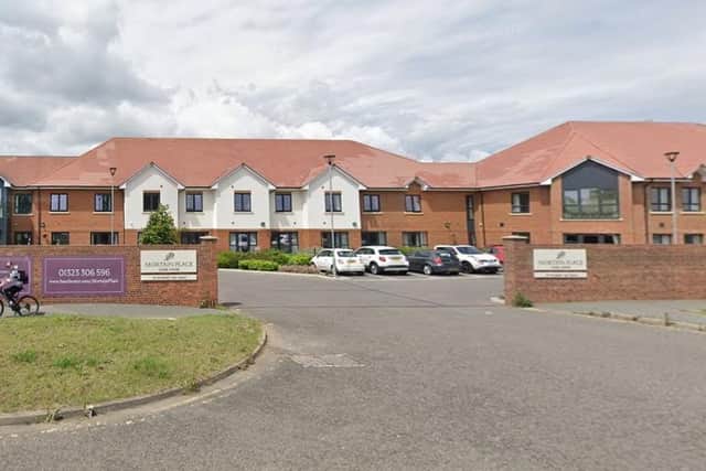 Mortain Place Care Home in Eastbourne. Picture from Google Maps