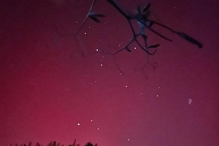 The Northern Lights captured in Hastings. Picture: Tianny Catherine Coleen Brown