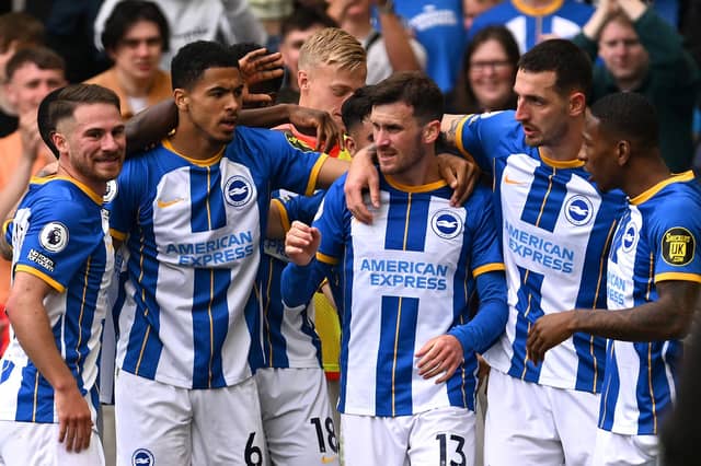 A Brighton & Hove Albion hotshot has been named in the Premier League team of the week for game week 37.