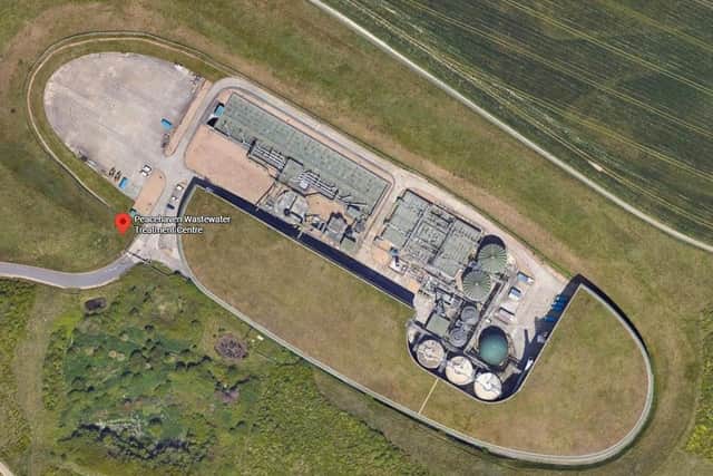 Austin Contract Services has applied for a licence change to add an operating centre to keep three goods vehicles at Peacehaven Wastewater Treatment Centre. Photo: Google Maps