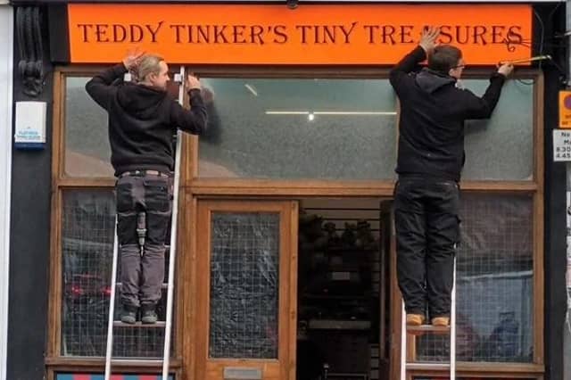 The new shop Teddy Tinker's Tiny Treasures opens on March 5