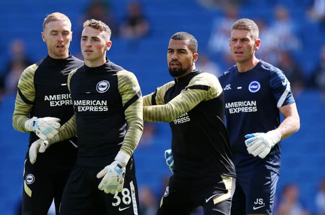 Roberto De Zerbi surprised many last weekend when he decided to drop regular Brighton goalkeeper Robert Sanchez for the 4-0 victory against West Ham.  (Photo by Steve Bardens/Getty Images)