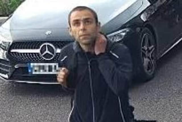 Sussex Police said: “Investigating officers believe the man pictured has information that could assist their ongoing enquiries and ask him, or anyone who recognises him, to get in touch. Anyone with information can contact police online or by calling 101 quoting serial 1595 of 26/04.” Picture from Sussex Police