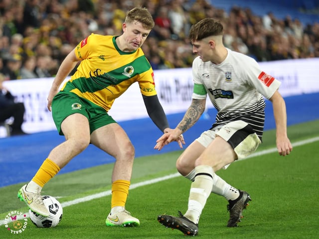James Hammond’s majestic 95th minute free-kick clinched Horsham FC’s first league and Sussex Transport Senior Cup double in the club’s history.
