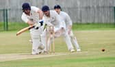 Martyn Swift on his way to 26 for Worthing versus Buxted Park | Picture: Stephen Goodger
