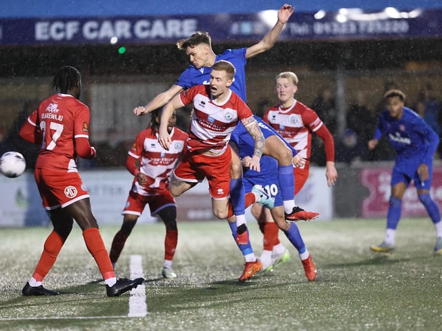 Worthing begin 2024 with a 4-0 win at Eastbourne Borough