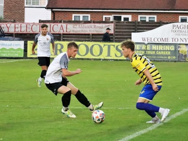 Pagham v Haywards Heath Town in the SCFL premier