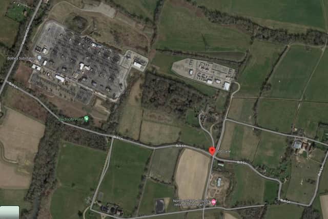 One Planet Developments Limited has applied to develop a battery energy storage system, an ancillary infrastructure, equipment and access on land at Coombe Farm, Bob Lane near Twineham. Picture: Google Maps