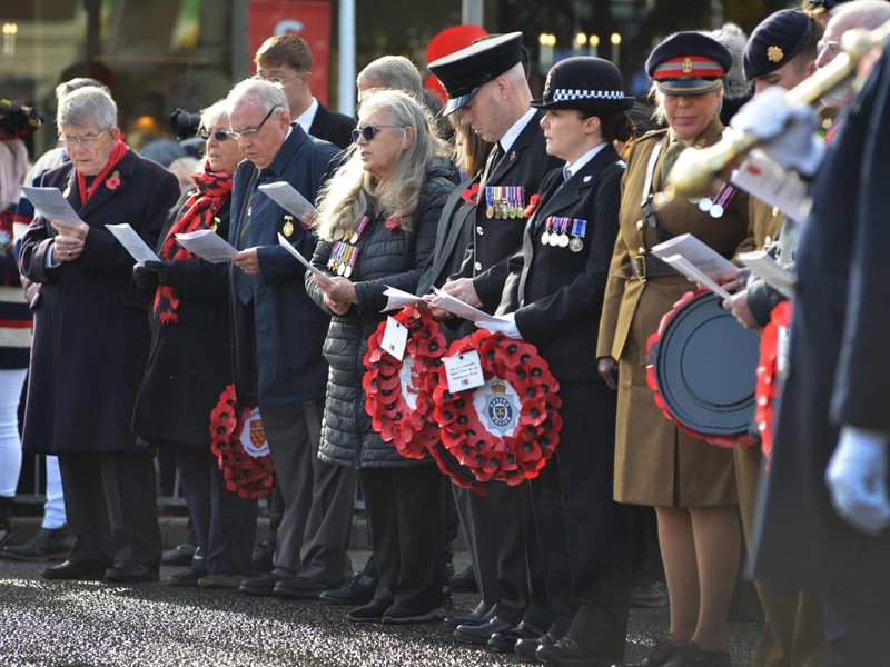 Eastbourne Remembrance Sunday on November 9 2025.