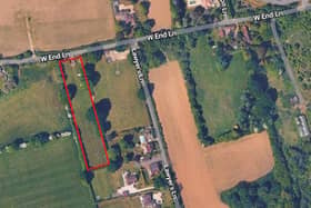 Plans to change the use of land in West End Lane, Henfield. Image: GoogleMaps