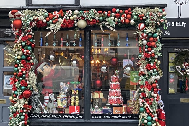 Carmela Deli in Horsham's Carfax has again pulled out all the stops in its festive display