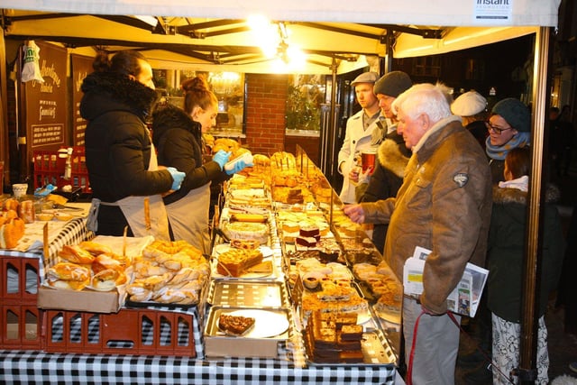 There was lots of independent stalls for people to start their Christmas shopping.