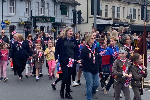 The Royal Procession through Haywards Heath