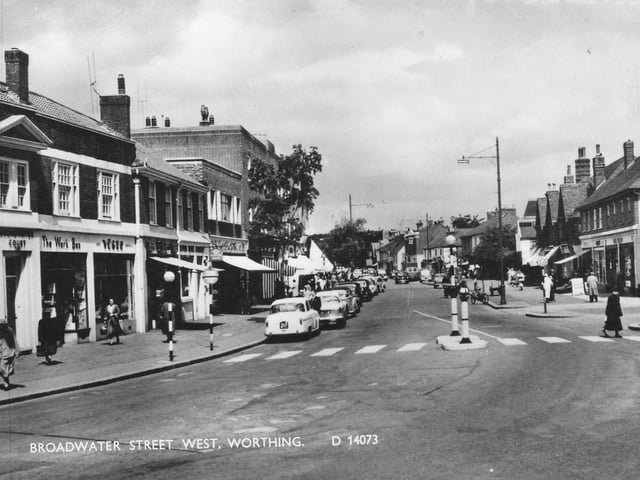 Broadwater Street West, looking north towards The Cricketers