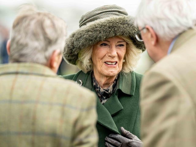 Darren Cool Images : Queen Camilla at Plumpton Racecourse