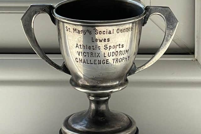 One of the trophies in 1948