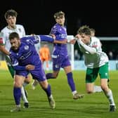 Bognor and Horsham YMCA do battle in the Sussex Senior Cup | Picture: Lyn Phillips