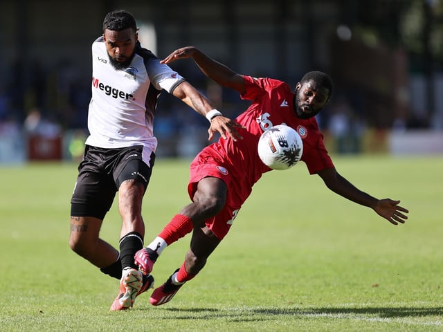 Action from Worthing's win at Dover in National League South