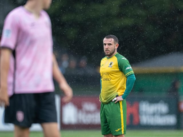 Horsham FC edged out Walton & Hersham 1-0 on a wet and windy afternoon at the Fusion Aviation Community Stadium
