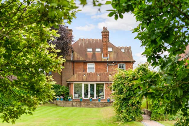 The detached Victorian house has plenty of space inside for a growing family