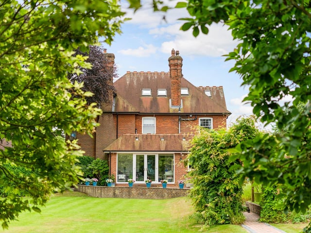 The detached Victorian house has plenty of space inside for a growing family