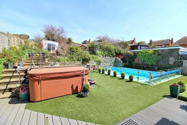 The property has the benefit of an attractive landscaped rear garden with swimming pool, off road parking for several vehicles and integral double garage.