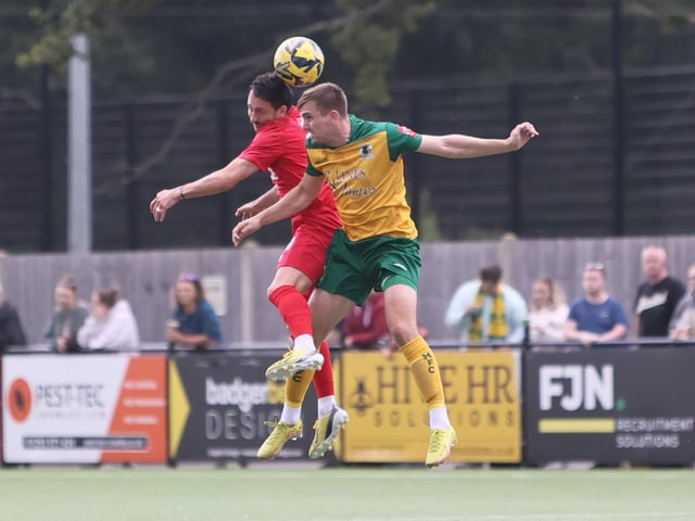 Action from Worthing FC's 3-0 friendly win at Horsham