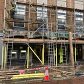 Lloyds Bank in East Street, Chichester, where work was being carried out on Saturday April 1, 2023
