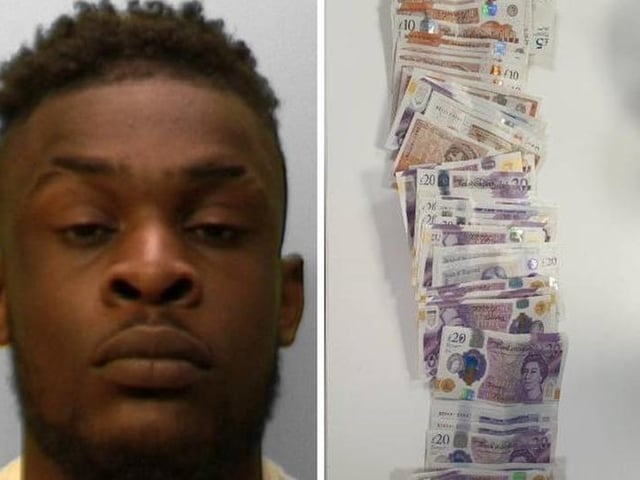 A dealer who used mobile phones to advertise and operate a drug supply line in Brighton has been jailed. David Bakare was seen using a hire car in Brighton linked to the supply of heroin and crack cocaine. Officers from the Specialist Enforcement Unit (SEU) stopped him outside an address in Eastern Road, Brighton. They noted how the 28-year-old was clenching his buttocks. His vehicle was searched and drugs were found, so he was arrested. In custody, officers found wraps of drugs which Bakare had stashed inside himself. Bakare, of Tadema Road, Kensington, was already under investigation for supplying a psychoactive substance in Brighton in an earlier incident, where he was arrested by Brighton Response officers. Following an investigation by the Brighton Community Investigation Team (CIT), he was charged with offences. At Lewes Crown Court on April 4 he admitted being concerned in the supply of diamorphine (heroin), being concerned in the supply of crack cocaine, and supplying a psychoactive substance. He was sentenced to four years and four months in prison.