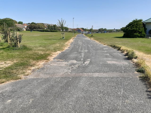 Walk through Saltdean Oval.