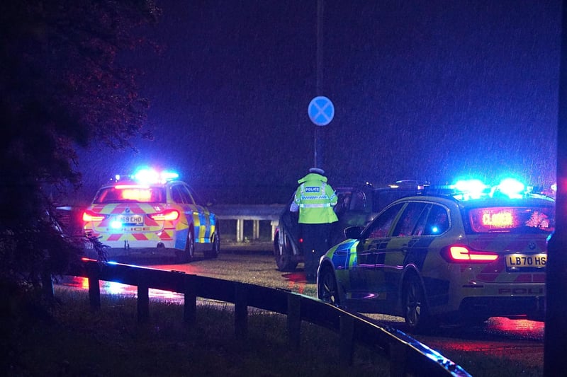 Emergency services at the scene. Picture: Sussex News and Pictures