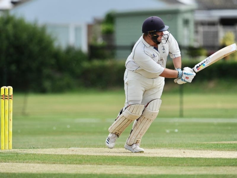 Action between Littlehampton CC and Slinfold CC in Division 3 West of the Sussex Cricket League
