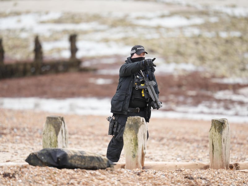 Sussex Police said officers were called to Goring-by-Sea this morning (Monday, October 23) ‘following reports of suspected drugs washing up on the beach’.
