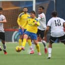 Action between Gosport Borough and Chichester City in the FA Trophy at Privett Park | Picture: Chris Moorhouse