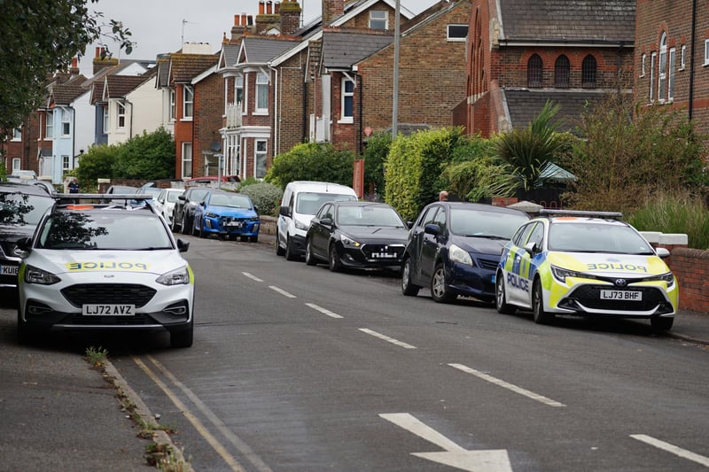 Man stabbed in Eastbourne; Police at scene of incident