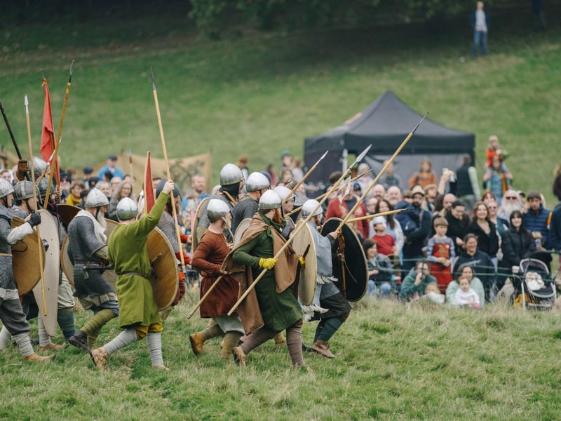 Battle of Hastings reenactment at Battle Abbey 2025. Pic supplied by Tom Arber/English Heritage.