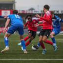 Eastbourne Borough on the attack against Chippenham | Picture: Andy Pelling