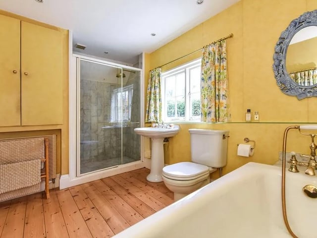 The property has two bathrooms