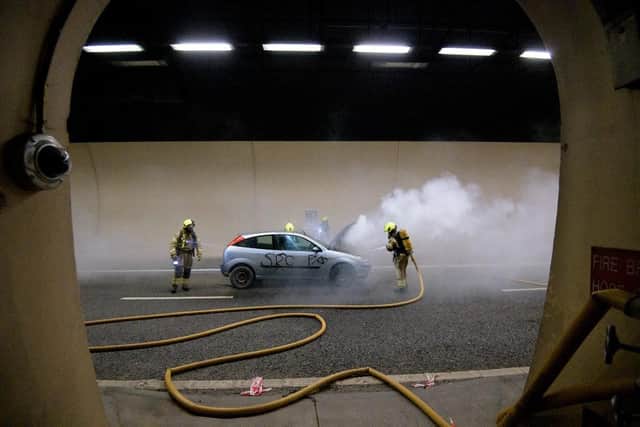 National Highways said exercises such as this are necessary as part of safety and business continuity plans and require the tunnel to be closed ‘to make it as realistic as possible’. Photo: National Highways